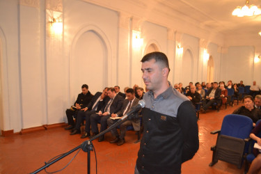 Mingəçevir şəhər İcra Hakimiyyətinin başçısı İlham İsmayılovun vətəndaşlarla növbəti səyyar görüşü aprel ayının 23-də keçirilib.