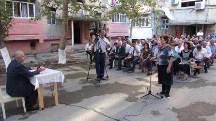 Mingəçevir şəhər İcra Hakimiyyətinin başçısı İlham İsmayılovun  sakinlərlə növbəti səyyar  görüşü sentyabr ayının 16-da keçirildi.