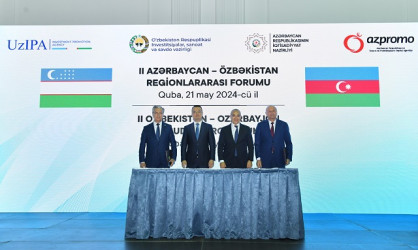 2-ci Azərbaycan-Özbəkistan Regionlararası Forumu  keçirilib. Mingəçevir və Namanqan şəhərlərinin qardaşlaşması barədə sazişlər imzalanıb.