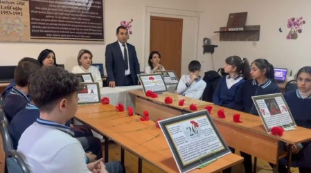 Mingəçevir şəhərində fəaliyyət göstərən idarə, təşkilat və müəssisələrdə 20 Yanvar faciəsi ilə bağlı tədbirlər keçirildi.