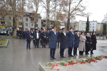 Mingəçevirdə ulu öndər Heydər Əliyevin xatirəsi ehtiramla yad edilib.