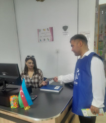 Narkomanliga və narkotik vasitələrin  qanunsuz dövriyyəsinə qarşı mübarizəyə dair maarifləndirici bukletlər paylanılıb,