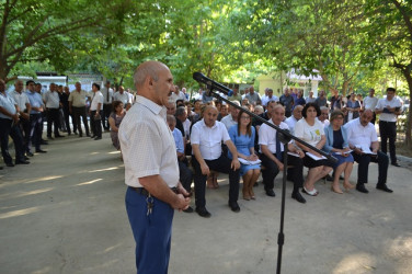 Mingəçevir şəhər İcra Hakimiyyətinin başçısı İlham İsmayılovun sakinlərlə növbəti səyyar görüşü  iyun ayının 24-də keçirildi