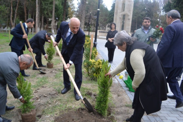 ANIM GÜNÜ mingəçevirlilər şəhidlərin məzarlarını ziyarət etdilər