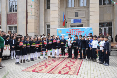 Novruz bayramı ilə əlaqədar Mingəçevir şəhərinin ayrı-ayrı müəssisələrində bayram tədbirləri keçirilir.