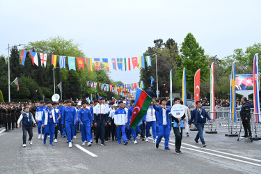Ümummilli Lider Heydər Əliyevin 103-cü ildönümünə həsr olunan avarçəkmə və kanoe üzrə “Prezident Kuboku 2026” beynəlxalq reqatasının paradı təşkil edilib.