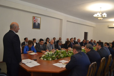 Sentyabr ayının 24-də Mingəçevir şəhər İcra Hakimiyyəti başçısı yanında Şuranın növbəti iclası keçirilib.