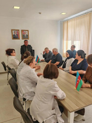 Şəhər Mərkəzi Xəstəxanasında “Antikorrupsiya davranış modelinin formalaşdırılması” mövzusunda tədbir keçirilib