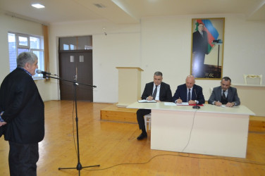 Mingəçevir şəhər İcra Hakimiyyətinin başçısı İlham İsmayılovun vətəndaşlarla növbəti səyyar görüşü fevral ayının 19-da  keçirilib.