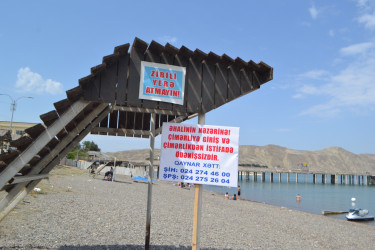 Mingəçevir şəhər çimərliyi və körfəzlərində reydlər aparılmışdır