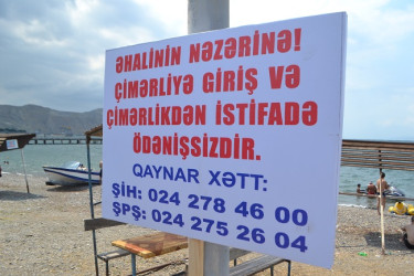 Mingəçevir Su anbarındakı çimərliklərdə reydlər keçirilmişdir.