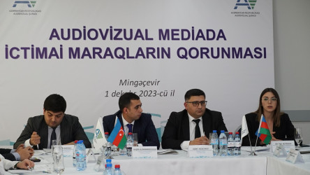 Mingəçevirdə "Audiovizual mediada ictimai maraqların qorunması" mövzusunda dəyirmi masa təşkil olunmuşdur.