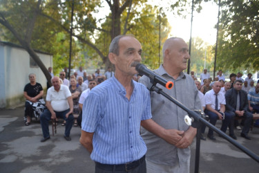 Mingəçevir şəhər İcra Hakimiyyətinin başçısı İlham İsmayılovun vətəndaşlarla növbəti səyyar görüşü sentyabrın 17-də keçirilib