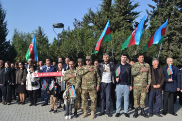 Mingəçevirdə "Dövlət Bayrağı Günü" qeyd edildi.