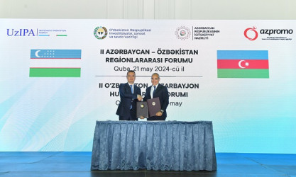 2-ci Azərbaycan-Özbəkistan Regionlararası Forumu  keçirilib. Mingəçevir və Namanqan şəhərlərinin qardaşlaşması barədə sazişlər imzalanıb.