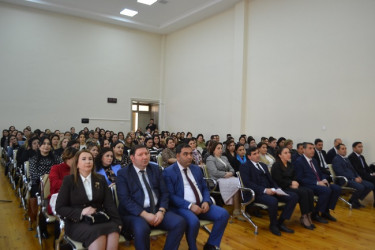 “ Təhsil müəssisələlində zorakılığın qarşısının alınması” mövzusunda tədbir keçirildi.