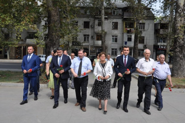 MİNGƏÇEVİRDƏ AZƏRBAYCAN MİLLİ MƏTBUATININ 150 İLLİK YUBİLEYİ MÜNASİBƏTİ İLƏ TƏDBİR KEÇİRİLİB