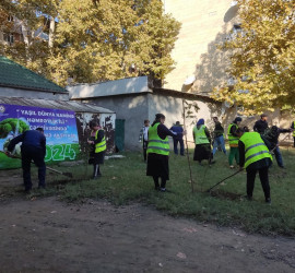 Oktyabrın 24 də Mingəçevir şəhərində ağacəkmə aksiyası davam etdirilib