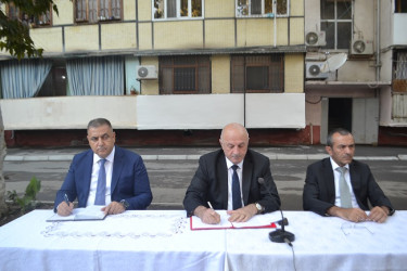 Mingəçevir şəhər İcra Hakimiyyətinin başçısı İlham İsmayılovun vətəndaşlarla növbəti səyyar görüşü sentyabrın 3-də keçirilib.
