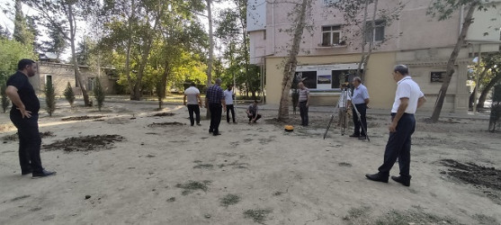 zərbaycan Respublikasının Milli Qəhrəmanı Şəhid Natiq Qasımovun adına yaradılacaq parkda abadlıq -quruculuq işlərinə başlanmışdır.