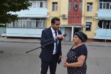 Mingəçevir şəhər İcra Hakimiyyətinin başçısı İlham İsmayılovun sakinlərlə növbəti səyyar görüşü avqust  ayının 1-də keçirilib