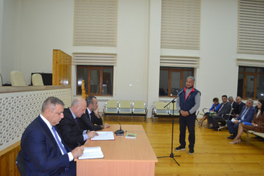 Mingəçevir şəhər İcra Hakimiyyətinin başçısı İlham İsmayılovun sakinlərlə növbəti səyyar görüşü oktyabr ayının 14-də 13 nömrəli tam orta məktəbin akt zalında keçirilib.