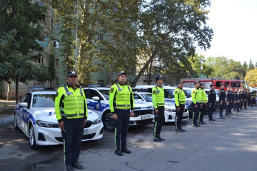 Mingəçevir şəhərində mülki müdafiə məşqi keçirilib