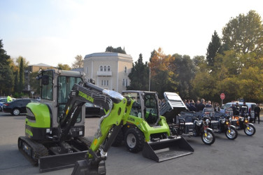 Mingəçevir şəhəri üçün alınmış yeni texnikalar ictimayyətə təqdim olundu