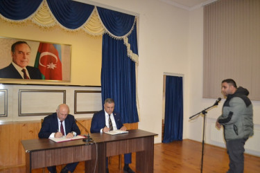 Dekabrın 4-də Mingəçevir şəhər İcra Hakimiyyətinin başçısı İlham İsmayılovun vətəndaşlarla növbəti səyyar görüşü keçirilib.