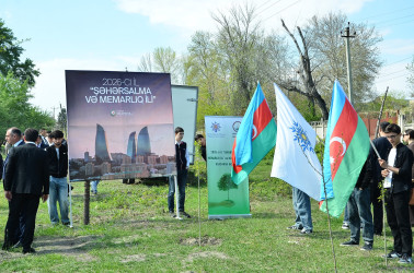 YAP Mingəçevir şəhər təşkilatında “Şəhərsalma və Memarlıq İli”nə həsr olunmuş tədbir keçirilib.