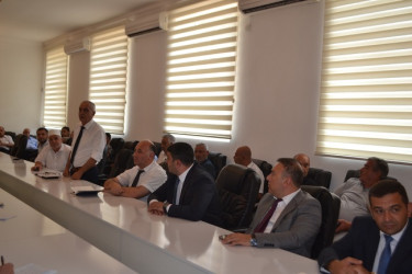 08.08.2025-ci il tarixd' Azərbaycan Ağsaqqallar Şurasının Mingəçevir şəhər şöbəsinin  hesabat yığıncağı keçirilib