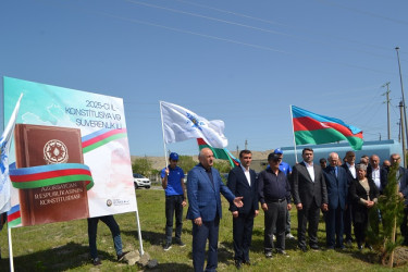 Aprelin 26-da Mingəçevir şəhər İcra Hakimiyyətinin  təşkilatçılığı ilə “Konstitusiya və Suverenlik ili” münasibəti ilə ağacəkmə aksiyası keçirilib.