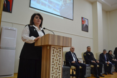 “ Təhsil müəssisələlində zorakılığın qarşısının alınması” mövzusunda tədbir keçirildi.