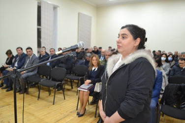 Mingəçevir Şəhər İcra Hakimiyyətinin başçısı İlham İsmayılovun vətəndaşlarla növbəti səyyar görüşü fevral ayının 12-də keçirildi.