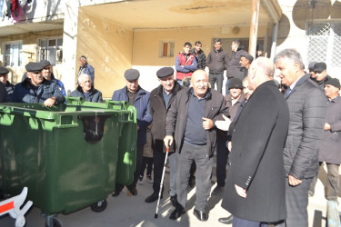 Mingəçevirdə kommunal təyinatlı müasir tipli texnikaya baxış keçirilib.