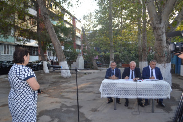 Avqustun 21-də Mingəçevir şəhər İcra Hakimiyyətinin başçısı İlham İsmayılovun sakinlərlə növbəti səyyar  görüşü  oldu