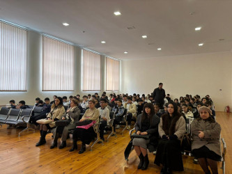 “Uşaqların məişət zorakılığına, erkən nikahına və zərərli vərdişlərinə qarşı mübarizə” mövzusunda maarifləndirici görüş keçirilmişdir.