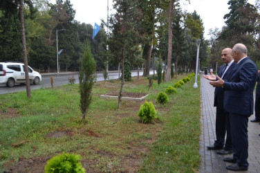 Oktyabr ayının 17-də Mingəçevir şəhərində həyata keçirilən abadlıq-quruculuq və əsaslı təmir işləri ilə ictimai tanışlıq olub.