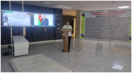 27 sentyabr-Anım Günü  ilə əlaqədar olaraq 26.09.2025-ci il tarixində tədbirlər keçirilmişdir.