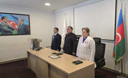 Mingəçevir Şəhər Mərkəzi Xəstəxanasında Aprel döyüşlərinin ildönümü ilə əlaqədar anım tədbiri keçirilib.