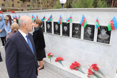 ANIM GÜNÜ mingəçevirlilər şəhidlərin məzarlarını ziyarət etdilər
