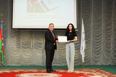 Mingəçevir Dövlət Universitetində “Konstitusiya və Suverenlik İli” çərçivəsində tələbələrin elmi-praktik konfransı keçirilib