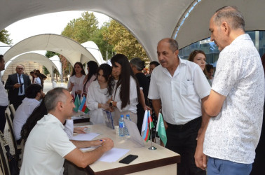 05 sentyabr 2025-ci il tarixində Mingəçevirdə növbəti əmək yarmarkası keçirilib