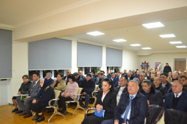 Dekabrın 11-də Mingəçevir şəhər İcra Hakimiyyətinin başçısı İlham İsmayılovun vətəndaşlarla növbəti səyyar görüşü keçirilib.