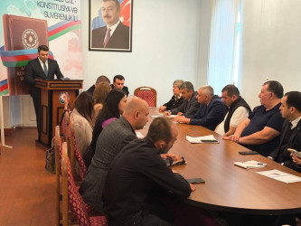 Mingəçevir Bələdiyyəsi "Konstitusiya və Suverenlik" ili ilə bağlı tədbir keçirdi.