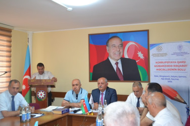 Korrupsiyaya Qarşı Mübarizə mövzusunda tədbir keçirilib