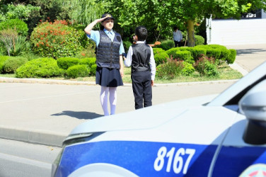 Mingəçevirdə "Şagirdlərin yol hərəkəti qaydaları barədə maarifləndirilməsi" adlı tədbir təşkil olunub