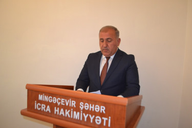 17 iyun tarixində Mingəçevir Şəhər İcra Hakimiyyəti başçısı yanında Şuranın növbəti iclası keçirilib.