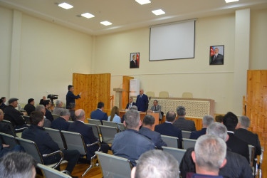 Mingəçevir şəhər İcra Hakimiyyətinin başçısı İlham İsmayılovun vətəndaşlarla növbəti səyyar görüşü aprel ayınin 2-də keçirilib.