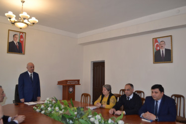 Mingəçevir şəhər İcra Hakimiyyətində İctimai təşkilatların sədrləri ilə görüş oldu.
